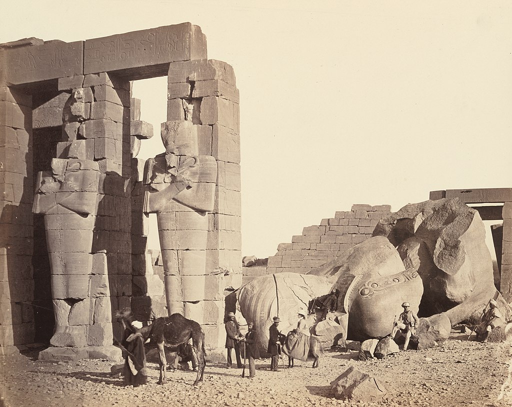 Francis Frith, The Ramasseum of El-Kurneh, Thebes, First View, c. 1857, NGA 125689