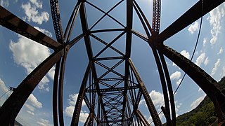 Freeport Rail Bridge rail bridge over the Allegheny River