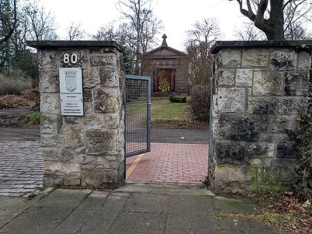 Friedhof Gotlindestraße Berlin Lichtenberg Eingang