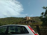 Català: Monuments de Gaibiel vistos des de la carretera.