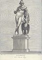 Dolcibene: incisione della statua del Ganimede dei Musei vaticani (1785 ca).