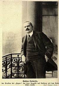 Гастон Кальметт. Ок. 1913. Фото Анри Мануэля