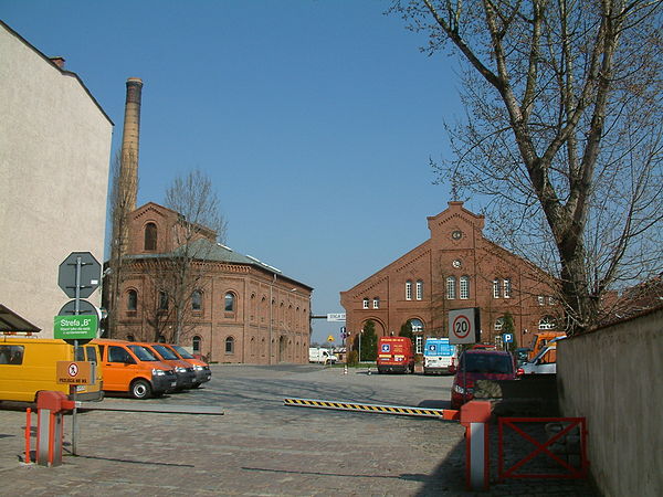 Municipal gasworks in Poznań that produced coal gas between 1856 and 1973. Currently used for distribution of natural gas.