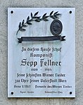 Sepp Fellner - Gedenktafel