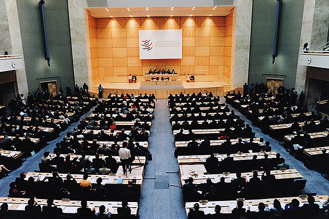 The World Trade Organization Ministerial Conference of 1998, in the Palace of Nations (Geneva, Switzerland)