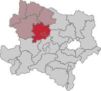 Map of the judicial district of Krems an der Donau