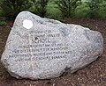 Geschwister-Scholl memorial stone on Geschwister-Scholl-Weg