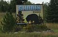 The welcome sign for w:Glidden, Wisconsin.   This file was uploaded with Commonist.