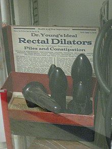 Dr. Young's Ideal Rectal Dilators exhibited in the museum Glore Psychiatric Museum - Rectal Dilators.jpg