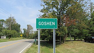 <span class="mw-page-title-main">Goshen, Ohio</span> Census-designated place in Ohio, United States