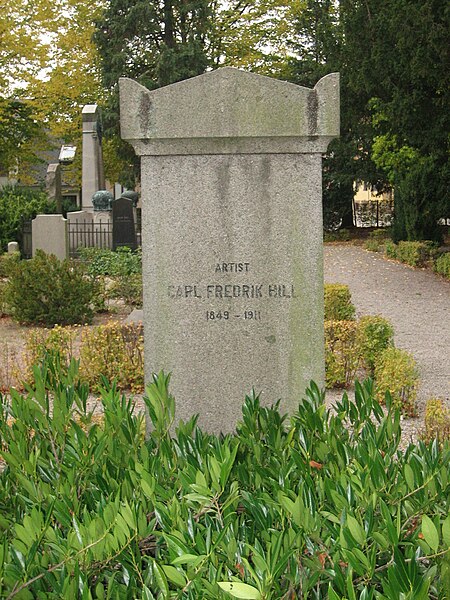 File:Grave of swedish artist Carl Fredrik Hill in Lund Sweden.JPG