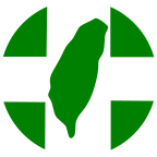 File:Green Island with White Cross.svg