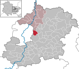 Läget för kommunen Großlöbichau i Saale-Holzland-Kreis