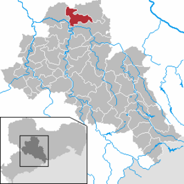 Kaart van Großweitzschen