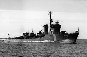HMS Mjölner under Anden Verdenskrig.