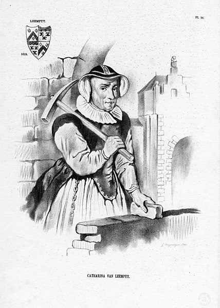 File:HUA-39018-Portret van Trijn van Leemput van Voorn en geboren ca1530 overleden december 1606 begraven 2 januari 1607 echtgenote van brouwer en schepen Jan Jacobs.jpg