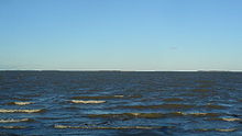 Hiiumaa islet from Muhu; from right to left: Kõverlaid, Heinlaid, Ahelaid, Kõrgelaid, Vareslaid, Hanerahu, Hanikatsi laid, Saarnaki laid, Moonsund