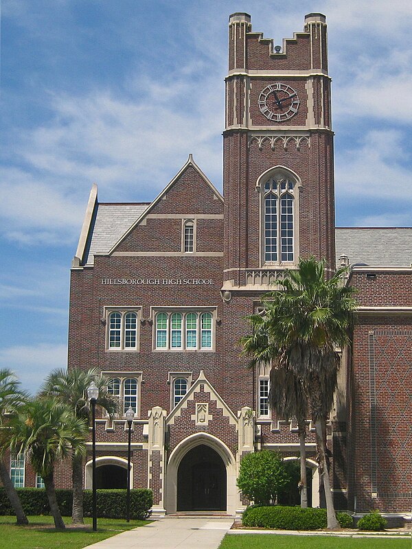 Main entrance and clock tower.