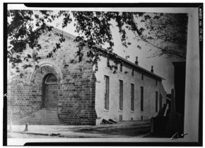 Horticultural Hall in the 1870s Historic American Buildings Survey, PHOTOCOPY 1870'S. - Chester County Horticultural Hall, 225 North High Street, West Chester, Chester County, PA HABS PA,15-WCHES,4-4.tif