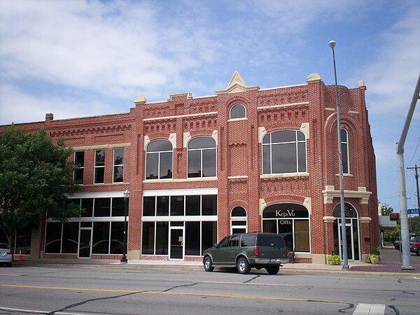 Historic building on Main Street after a total restoration (June 2007)