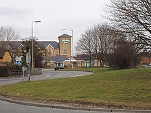 The Holiday Inn built on the site Hotel in Borehamwood, formerly The Thatched Barn - geograph.org.uk - 136120.jpg
