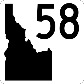 <span class="mw-page-title-main">Idaho State Highway 58</span> State highway in Kootenai County, Idaho, United States