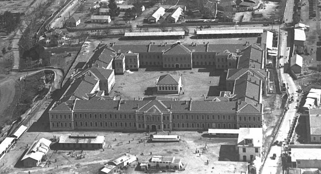 Aerial view of the headquarter in 1933