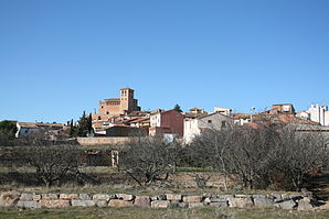 Cervera de la Cañada - Vedere asupra orașului