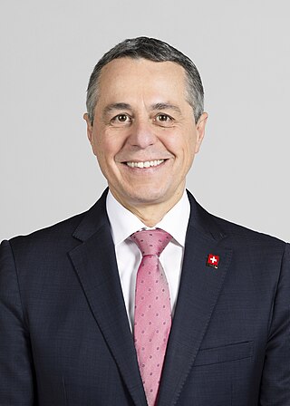 <span class="mw-page-title-main">Ignazio Cassis</span> 99th President of the Swiss Confederation