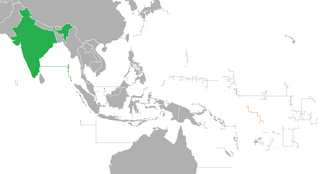 <span class="mw-page-title-main">India–Tuvalu relations</span> Bilateral relations