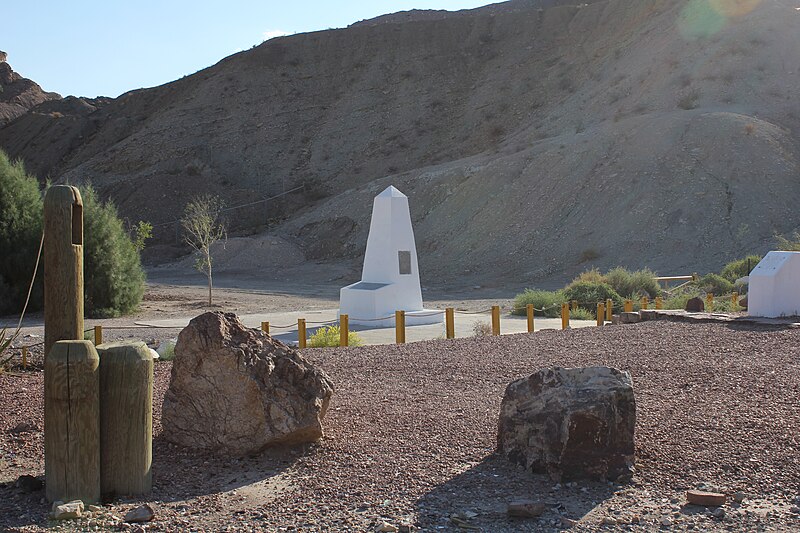 File:International Boundary Marker No. 1, U.S. and Mexico - View from north-east.jpg