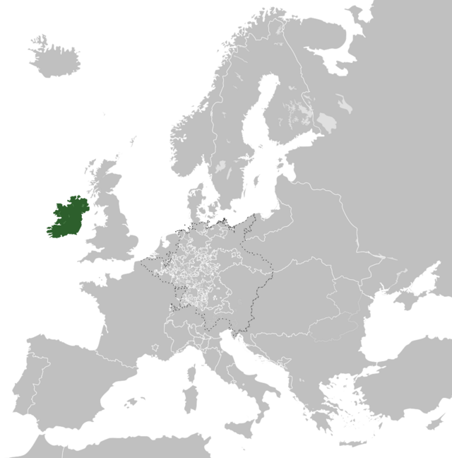Localização de Irlanda