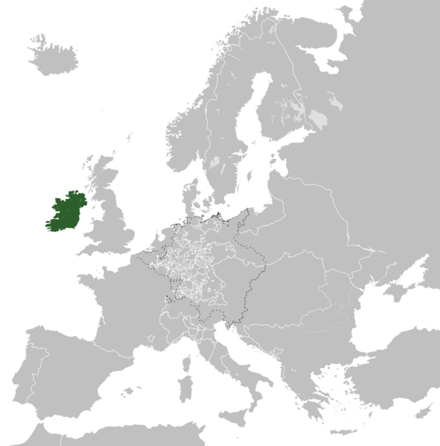 Ligging of Ierland