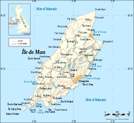 Carte de l’île de Man