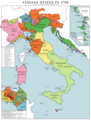 Gli Stati italiani nel 1789