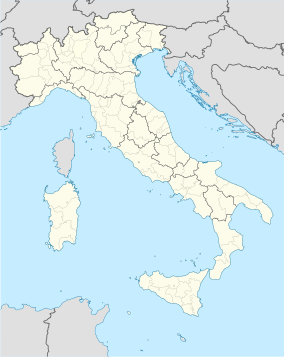 Map showing the location of Dolomiti Bellunesi National Park