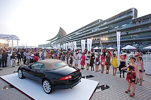 The Meydan grandstand Jaguar Style Stakes, Dubai World Cup 2012 - Flickr - jaguarcarsmena (12).jpg