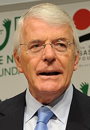Major delivering a speech at The Role of the Nation State in Addressing Global Challenges in 2014 John Major 2014.jpg
