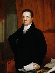 Governor DeWitt Clinton of New York, who gave Warren County canal fever when he visited in 1829.