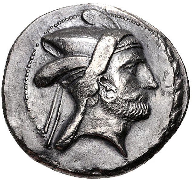 File:KINGS of PERSIS. Bagadates Early 3rd century BC (obverse).jpg