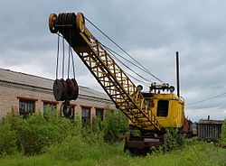 Oparino forest railway crane truck