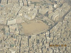 Lyari's Kakri Ground as seen from above