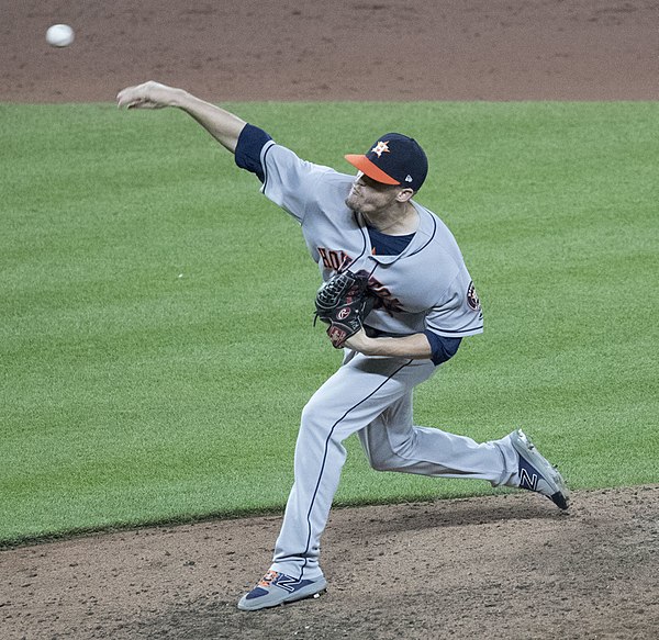 Giles with the Houston Astros in 2017