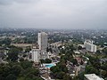 Gombe district, Kinshasa, RDC (with old townships in the background)