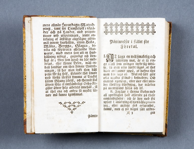 File:Kokbok av Margareta Elzberg "Försök till en pålitelig matrednings-bok", 1759 - Skoklosters slott - 86045.tif