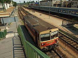 Egy Bzmot vonat Komárom állomáson
