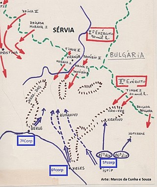 <span class="mw-page-title-main">Battle of Kumanovo</span> 1912 battle of the First Balkan War