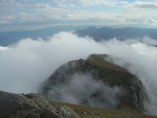 Le col avant le Petit Valier depuis le sommet du Valier.