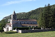 An image depicting the Cistercian abbey in Léoncel