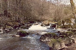 The Brame above the waterfall